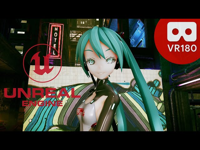 [MMD] [VR180] : Hatsune Miku / 初音ミク | CH4NGE