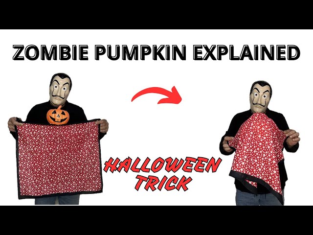 ZOMBIE PUMPKIN EXPLAINED | HALLOWEEN TRICK 🎃🪄 #magic #tricks #foryou #tutorial #magician #halloween