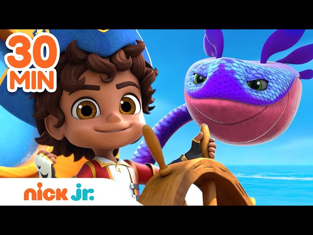 Santiago of the Seas Races Against Sea Dragon! 🐢 | 30 Minute Compilation | Nick Jr.