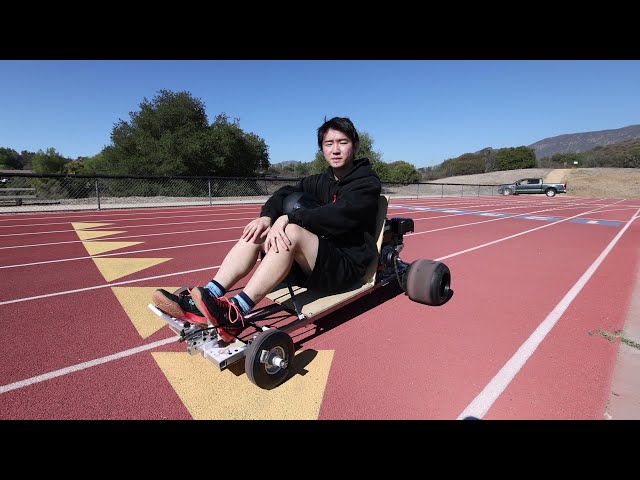 Webb Senior Designs, Builds, Tests Go-Kart on Campus