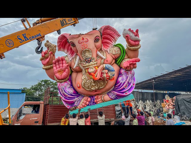 Nirmal Big Ganesh Aagman 2024 | Dhoolpet Ganesh Idol 2024 | Big Ganesh Aagman For Ganesh Chaturthi