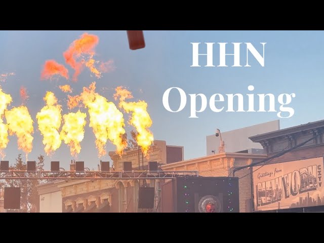 Halloween Horror Nights Hollywood 2024 opening￼￼