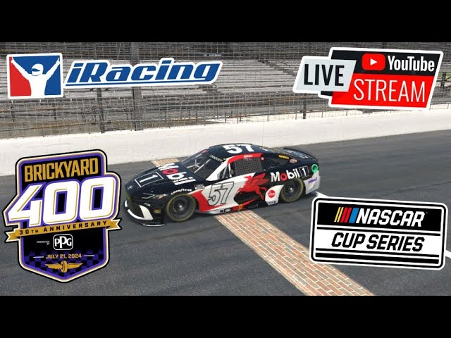 🔴LIVE! NASCAR CUP SERIES AT THE BRICKYARD! Brickyard 400!.... | iRacing!....