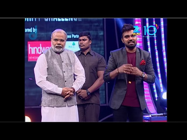 PM Narendra Modi in Big Celebrity Challenge - Best Scene - Ep 10 - Pradeep Machiraju - Zee Telugu