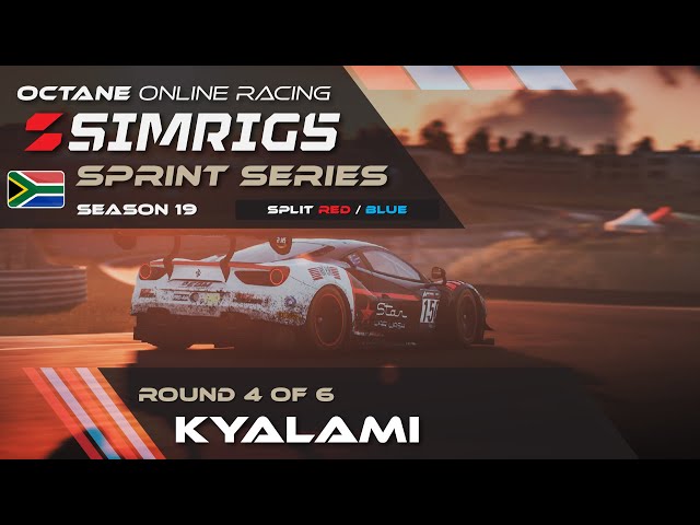 ACC Simrigs Sprint Series (S19) | Asia/Pacific | Thursday (Split Blue & Red) R4 - Kyalami