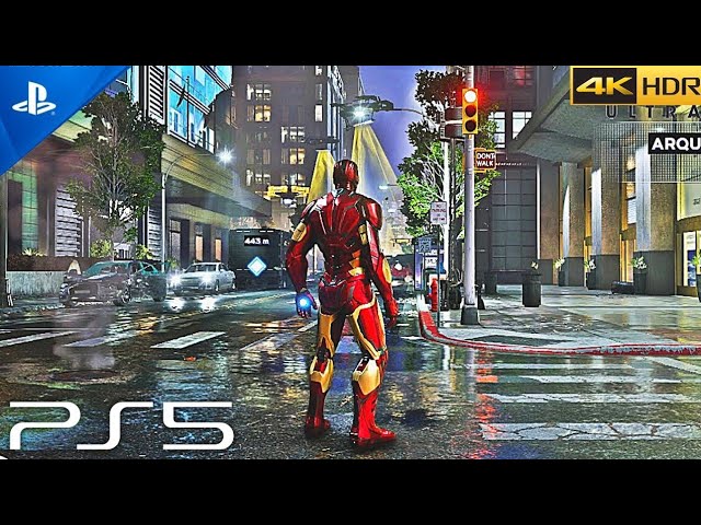 MARVEL  AVENGERS IRON-MAN GAMEPLAY PS5 4K