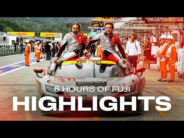 Back-to-back wins in Fuji | #WEC 6 hours of Fuji Highlights