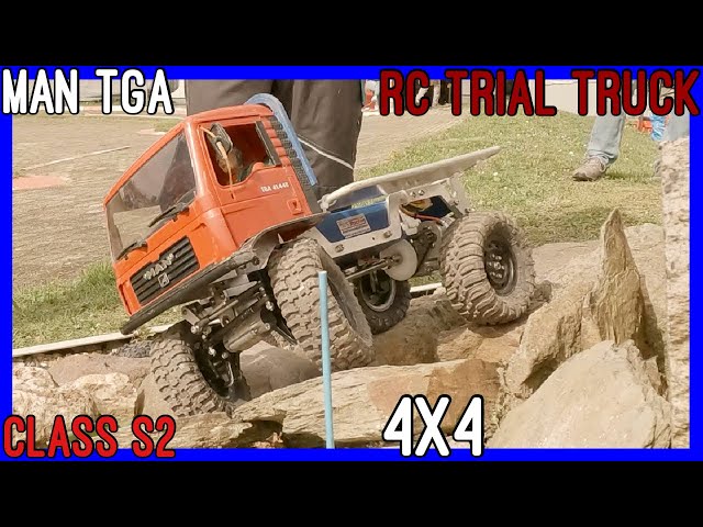 MAN TGA 4X4 OFFROAD TRUCK TRIAL IN OFFROAD ACTION