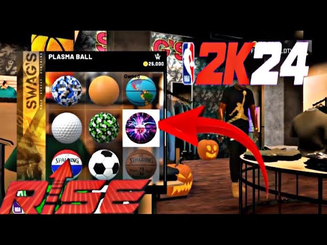 NBA 2K24 HOW TO USE AND EQUIP YOUR OWN BASKETBALL IN THE NEIGHBORHOOD NBA 2K24 CUSTOM BALL AT PARK!