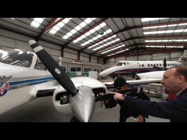 Cessna 310 Propeller check VR180 3D