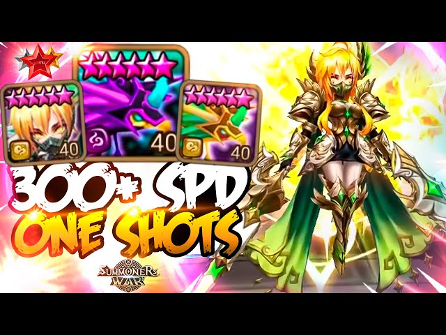 Cabrera DELETES Enemies with 300+ SPD ONE SHOT SQUAD - Summoners War