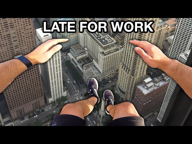 Late For Work Parkour POV