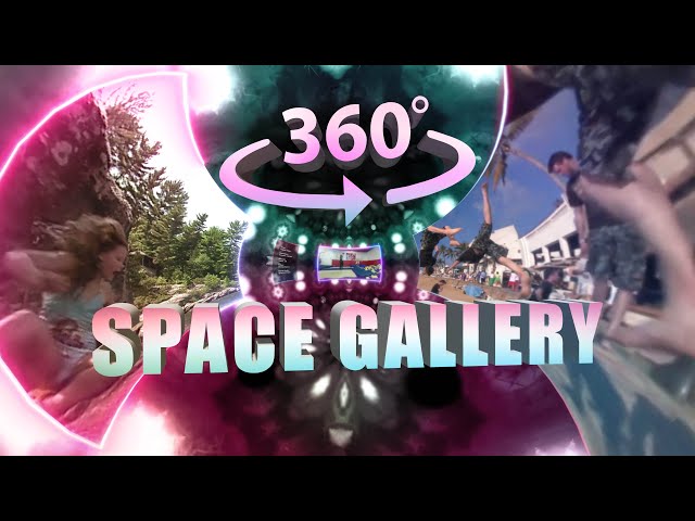 Trippy Kaleidoscope: Virtual Art Gallery of Gymnastic Stunts | 360° VR Experience!