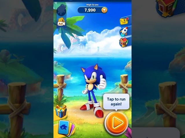 Unlocked Silver in Sonic Dash Gameplay 1 #sonicdash