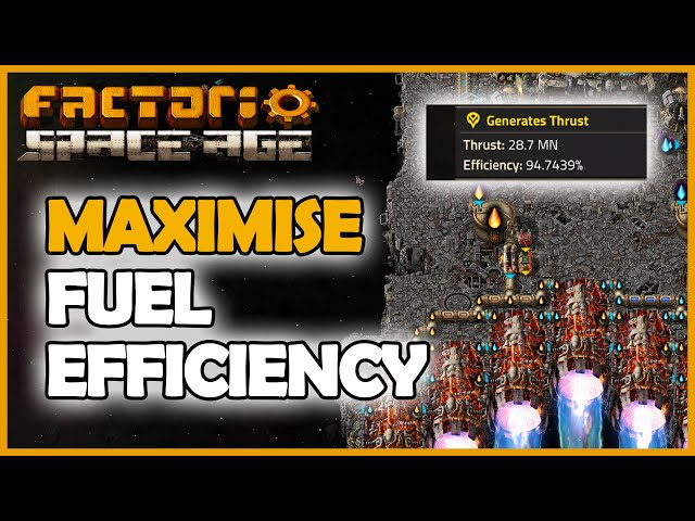 Controlling THRUSTER fuel input and efficiency - Factorio 2.0 Space Age Tips & Tricks