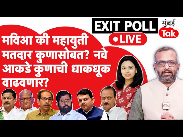 Maharashtra Exit Poll Live: Mahayuti की MVA मतदार कुणासोबत? नवे आकडे कुणाची धाकधूक वाढवणार?| MVA