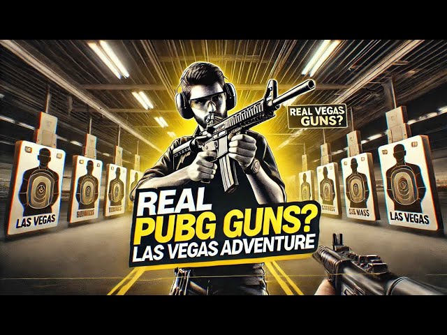 Real Guns from PUBG? Las Vegas Firearms Shooting Experience 🎯| Vlog 10