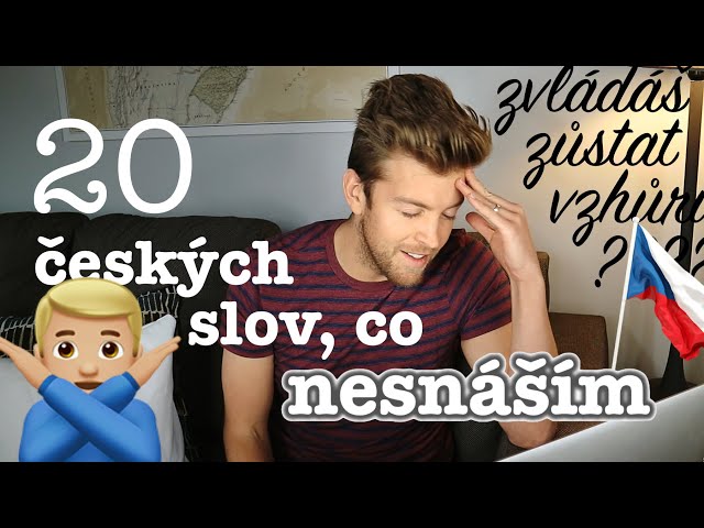 20 ČESKÝCH SLOV, CO NESNÁŠÍM