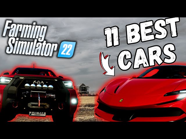 Top 10 CAR MODS For Farming Simulator 22!