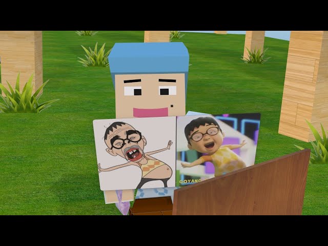 Goyang upin ipin drawing meme - Funny AA drawing