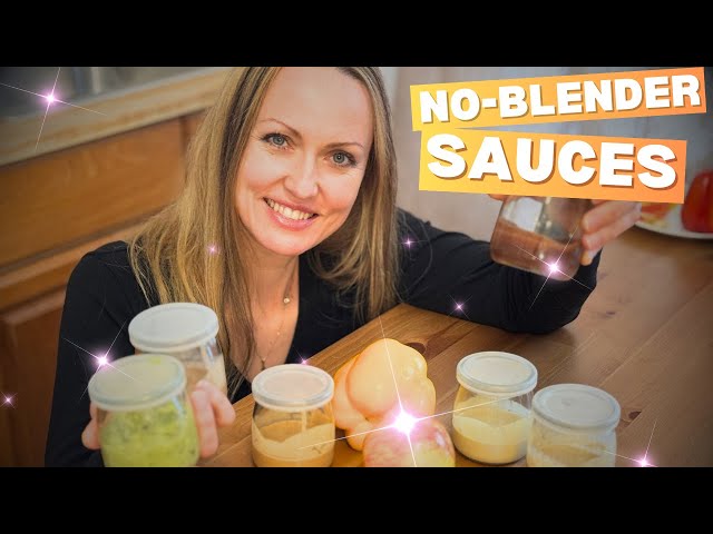 6 MUST-TRY NO BLENDER Raw Vegan SAUCES for Quick & Healthy Meals! 🥑✨