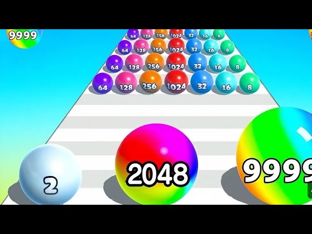 🔴 LIVE STREAMING GAME BALL RUN 2048 - MARGE NUMBER