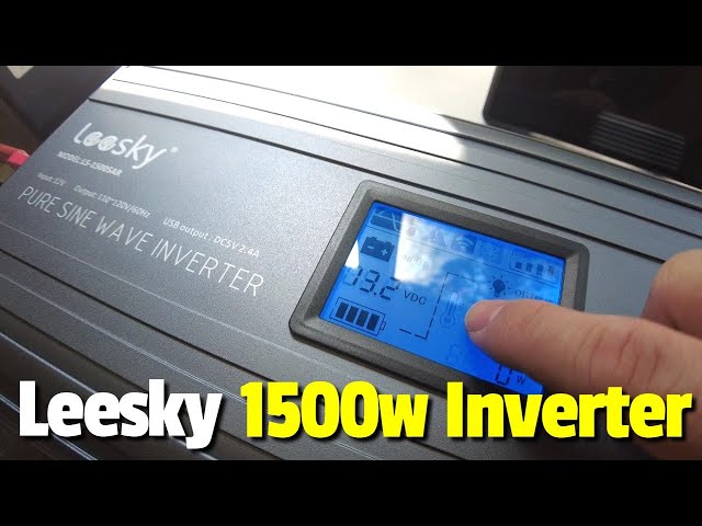 Leesky 1500w pure sine inverter