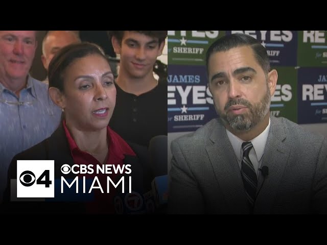 James Reyes faces off against Rosie Cordero-Stutz in Miami-Dade sheriff's race