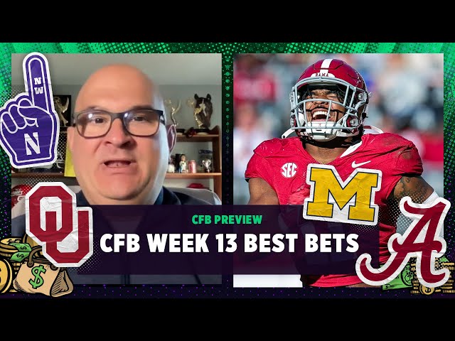 CFB Week 13 Best Bets: Michigan vs. Northwestern, Oklahoma vs. Alabama | Bear Bets