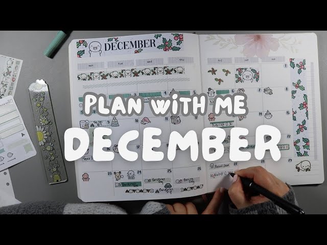 December 2024 Plan with Me ft. The Coffee Monsterz Co monthly kit - EC 8x10 Hourly Softbound