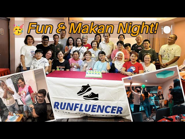 🥳 Fun & Makan Night With Runfluencer Gang Kuching! 🍽️✨ Life of Rony X Kuching King 🎉