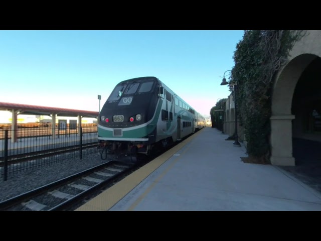 VR180 - Metrolink SB Line Train #318 Eastbound in San Bernardino CA - January 18th 2021 (2/2)