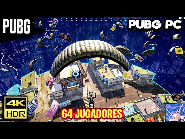 Jugué al NUEVO MODO HOT DROP de PUBG PC y esta IMPOSIBLE de GANAR! 😥 64 JUGADORES en la ZONA FINAL