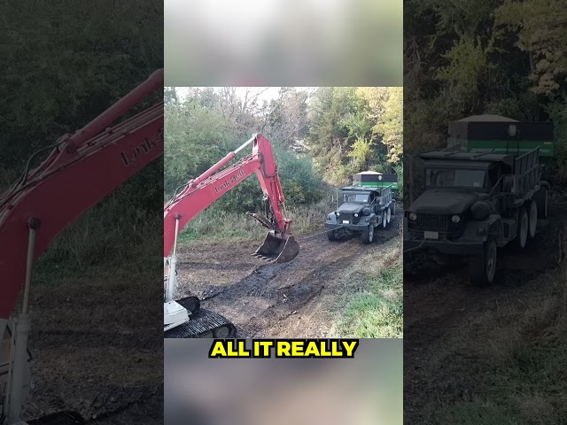 5-TON Military Truck STUCK in MUD (6x6)! | Corn Harvest Pt.3