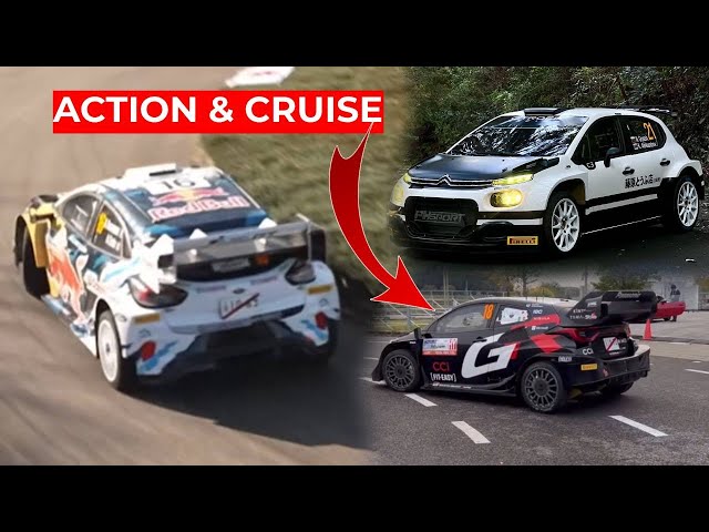 🇯🇵 WRC FORUM8 Rally Japan 2024 | Shakedown & Road Mode | Highlights リエゾン / トヨタシティシェイクダウン