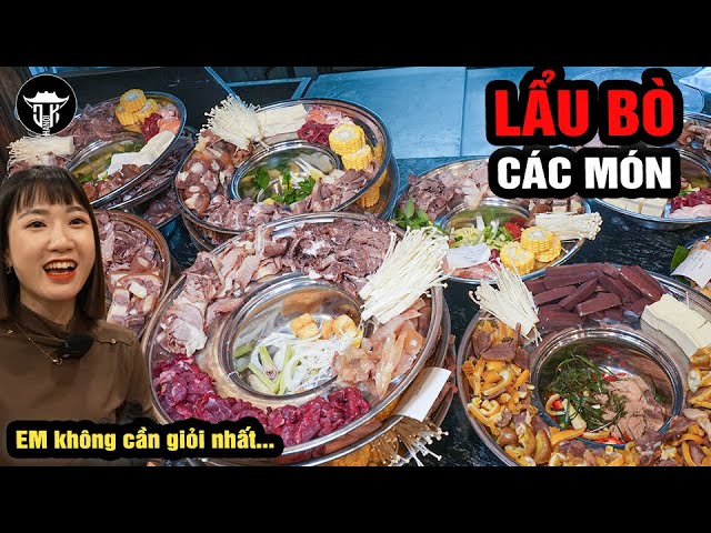 LẨU BÒ - CÁC MÓN BÒ cuối tuần tý hết chỗ | câu truyện VƯỢT KHÓ đến THÀNH CÔNG của CẶP ĐÔI 9X