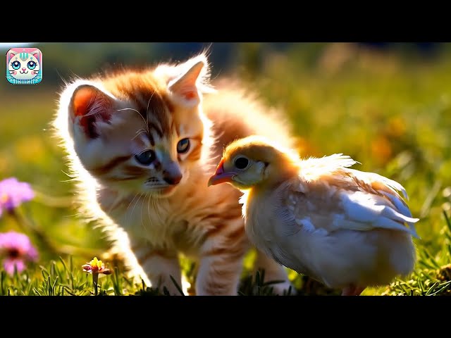 【Kids' Song】Kitten & Chicken's Tale 🐱🐔 #CuteKitten #BabyShark  #KidsMusic