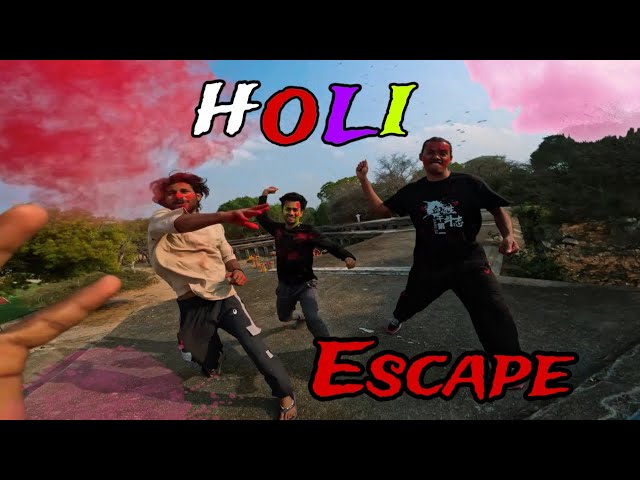 HOLI ESCAPE PARKOUR POV