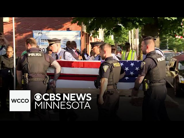 Minneapolis police officer killed in line of duty returns home to Connecticut