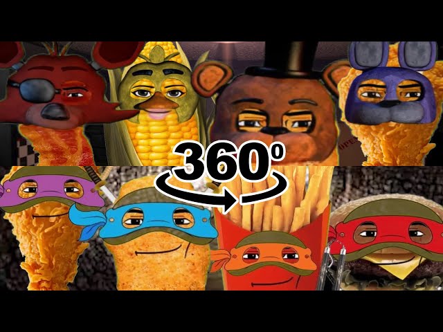 Cotton eye joe ninja turtles 360º vs Cotton eye joe fnaf 360º