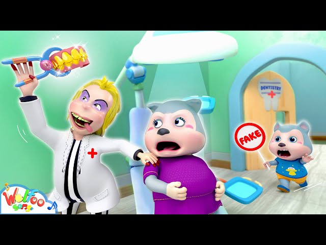 Pregnant Mom Has a Toothache 🤰 Fake Dentist | Top Stranger Danger Song | Wolfoo Kids Songs