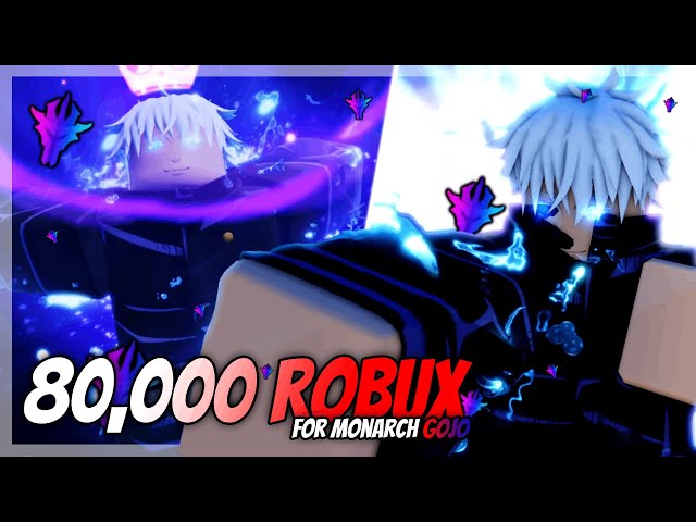 The Unluckiest Gambler In History | I Spent $80,000+ Robux For 0.1% Monarch Gojo on Anime Vanguards