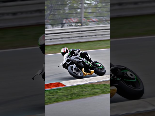 Kawasaki Ninja H2R World’s fastest bike superfast rider stunt fal #shorts