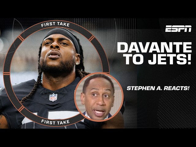 🚨 BREAKING 🚨 Stephen A.'s FIRST REACTION to Davante Adams being traded to the Jets | First Take