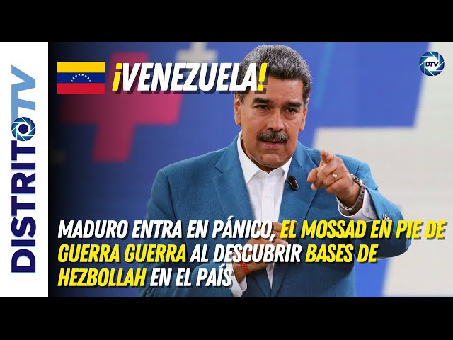 🔴MADURO ATERRORIZADO🔴el MOSSAD EN PIE DE GUERRA, descubren las bases de Hezbollah en VENEZUELA