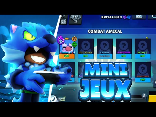 🤡MINI JEUX(viens jouer)🔴LIVE BRAWL STARS FR🔴