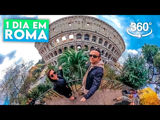 1 DIA EM ROMA | ROLE EM REALIDADE VIRTUAL NO COLISEU, PANTEÃO E FONTANA DI TREVI.