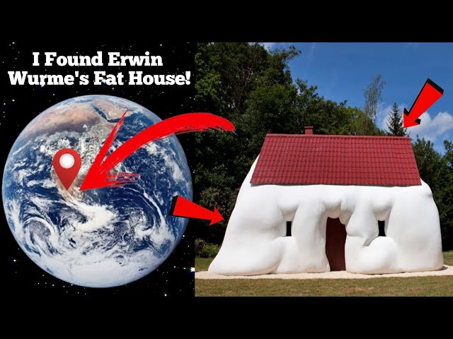 I Found Erwin Wurme's Fat House 🏠😱 on google maps and google earth 🌎 #maps #earth #hrgoogleearth