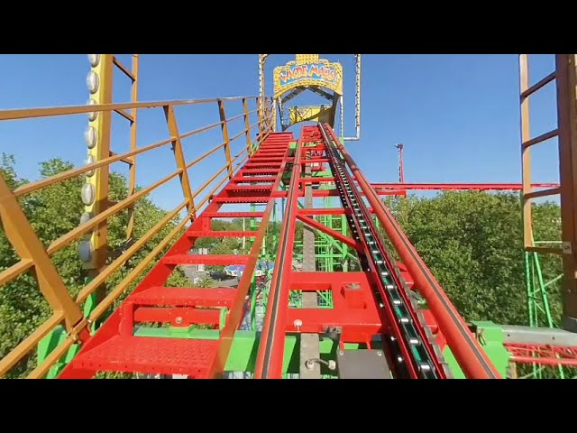 3D Crazy VR Roller Coaster VR180 Wilde Maus XXL onride Experience | VR POV front row Fairground