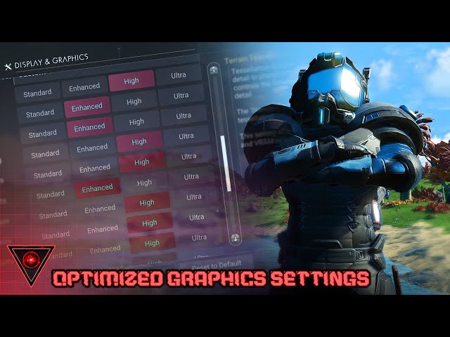 The Best Graphics Settings To Use! - PC Graphics Optimization Guide | No Man's Sky